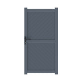 DiagonalElegance | Aluminium Diagonal Slat Garden Gate